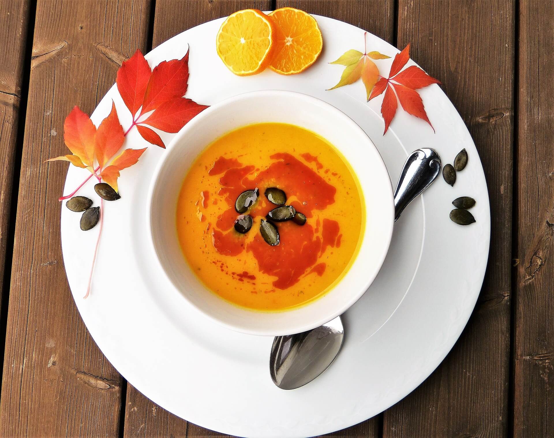 Titelbild für Kürbissuppe - Herbstrezept