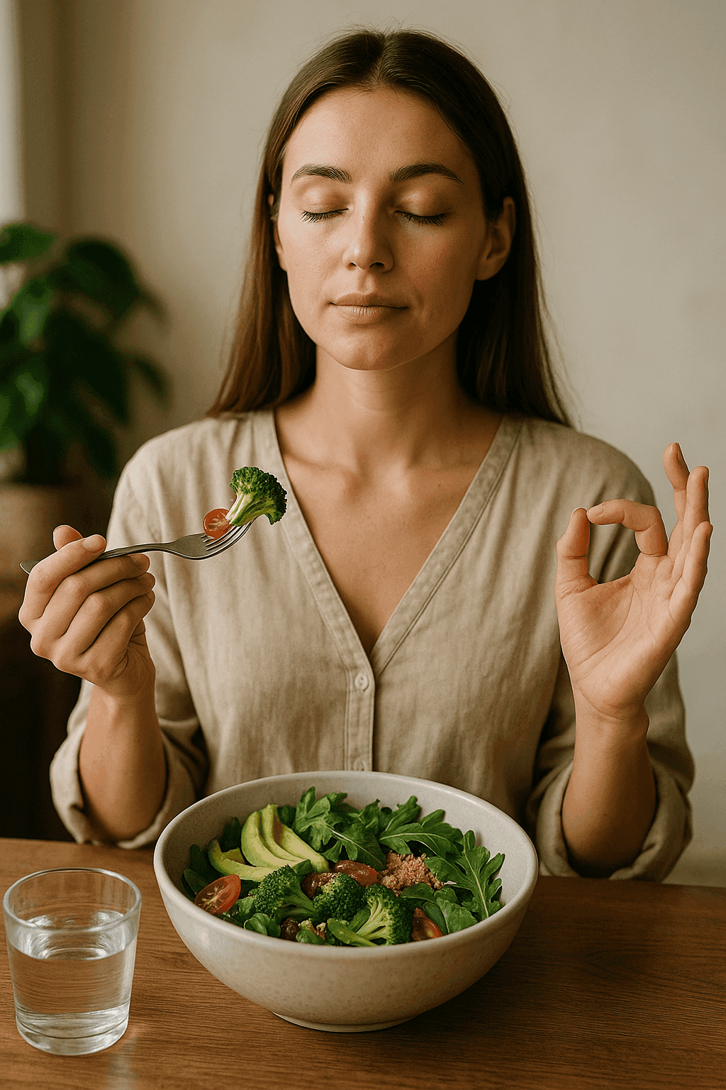 Titelbild für Achtsames Essen: Die Kunst der meditativen Ernährung