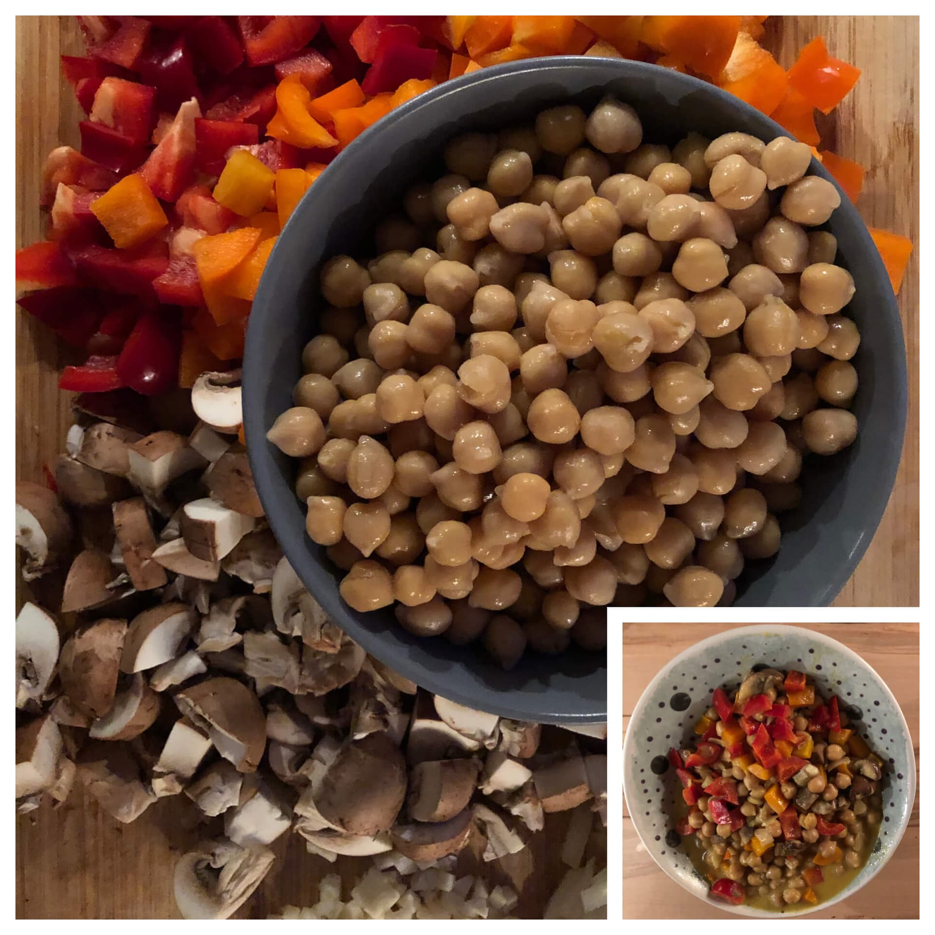 Titelbild für Cocos-Curry mit Reis (bunt)