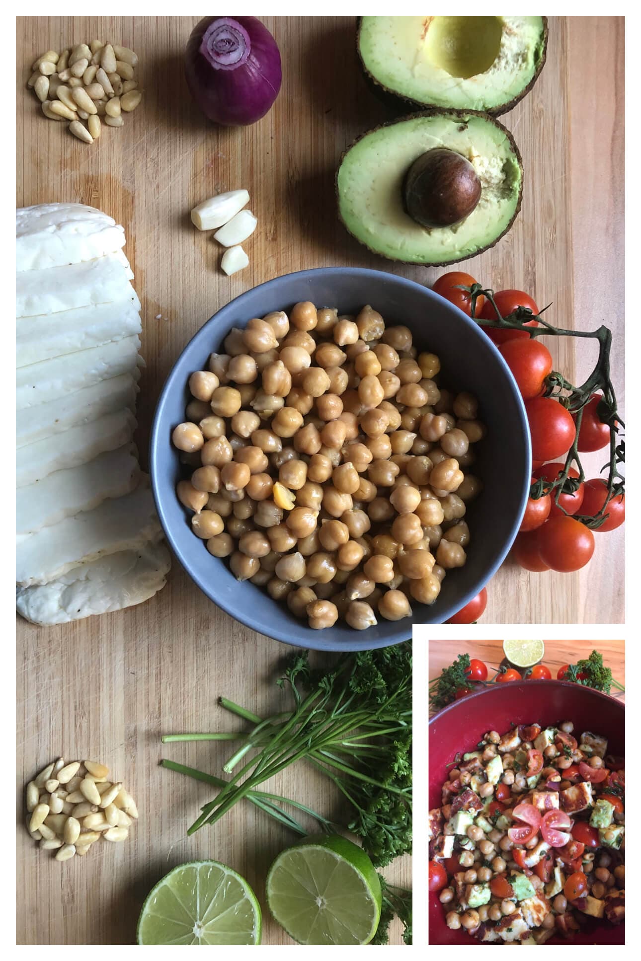 Titelbild für Kichererbsensalat - leckeres Rezept