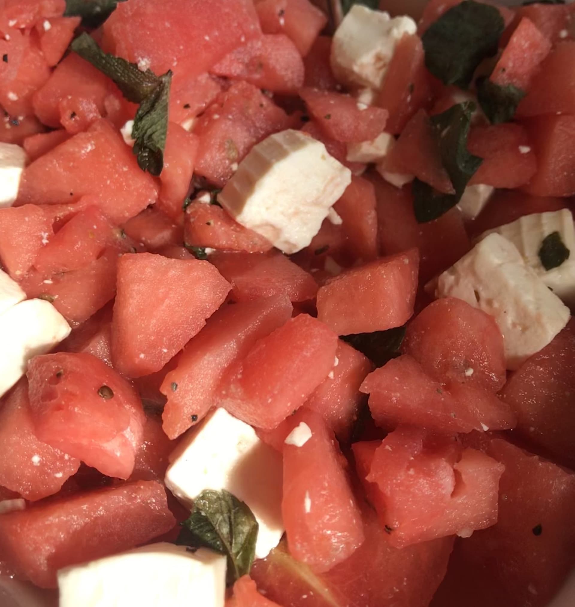Titelbild für Sommersalat - mit Melone und Feta