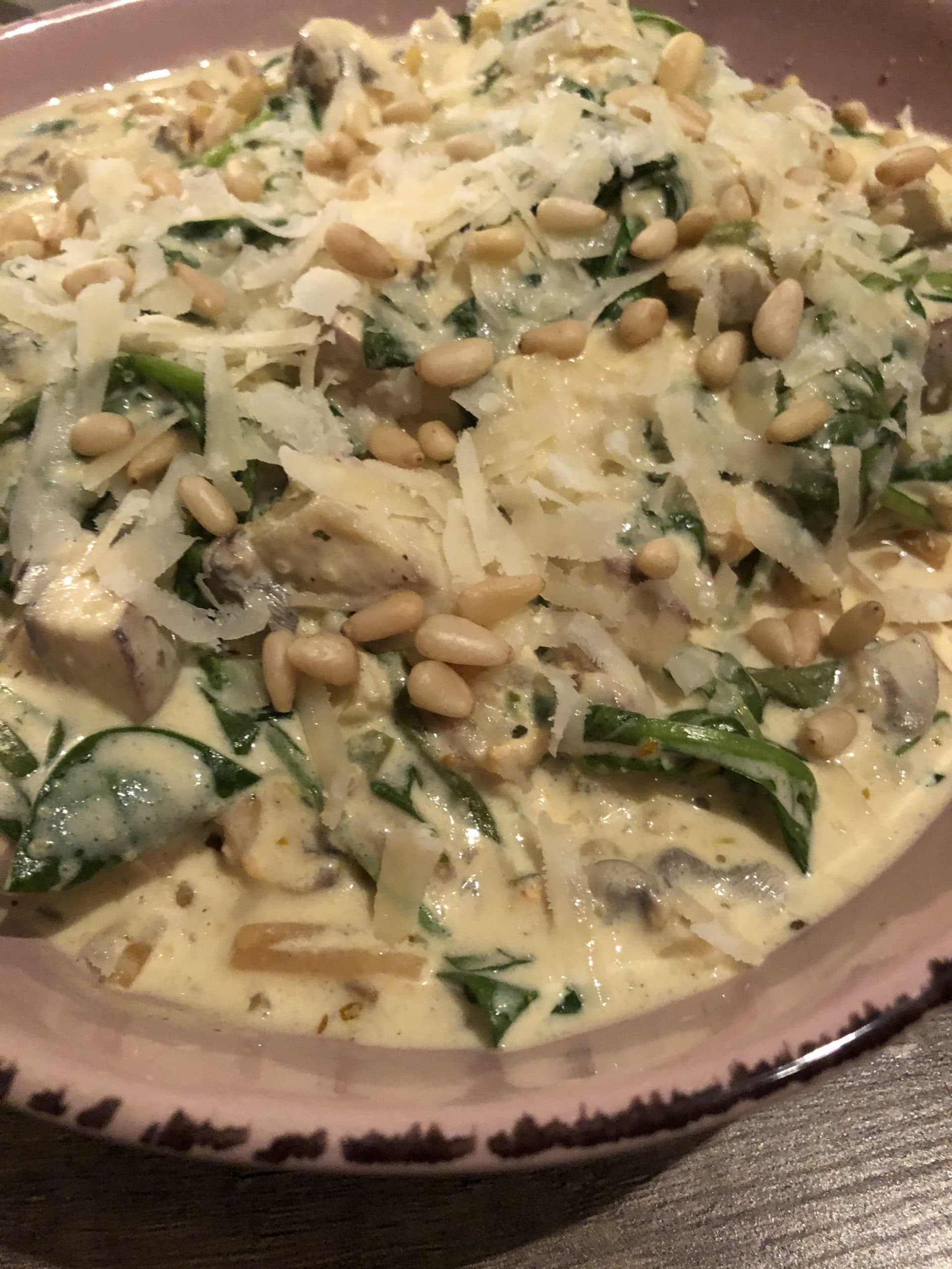 Titelbild für Spaghetti-Champignons-Pfanne