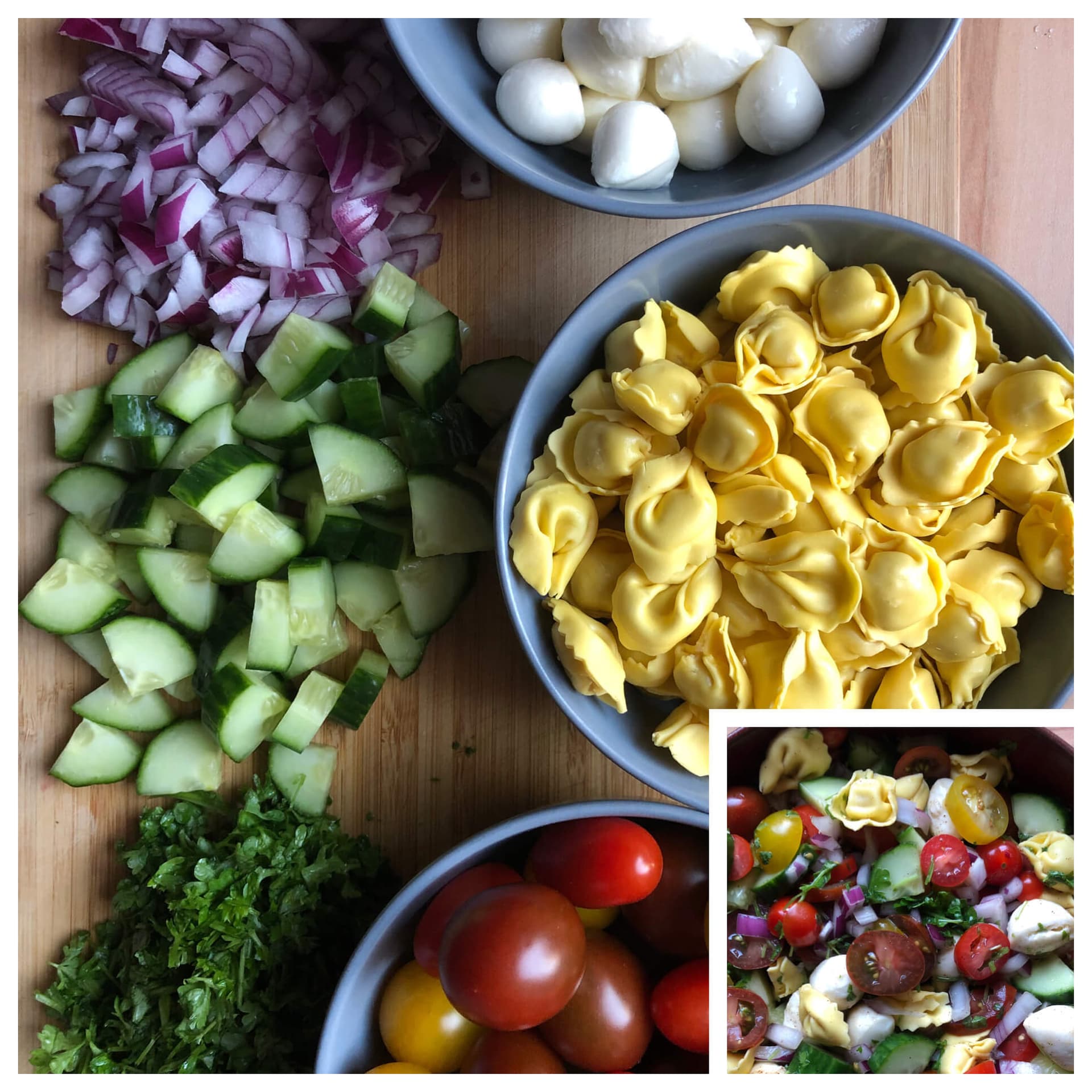 Titelbild für Tortellini-Salat - Bunt, schnell und lecker